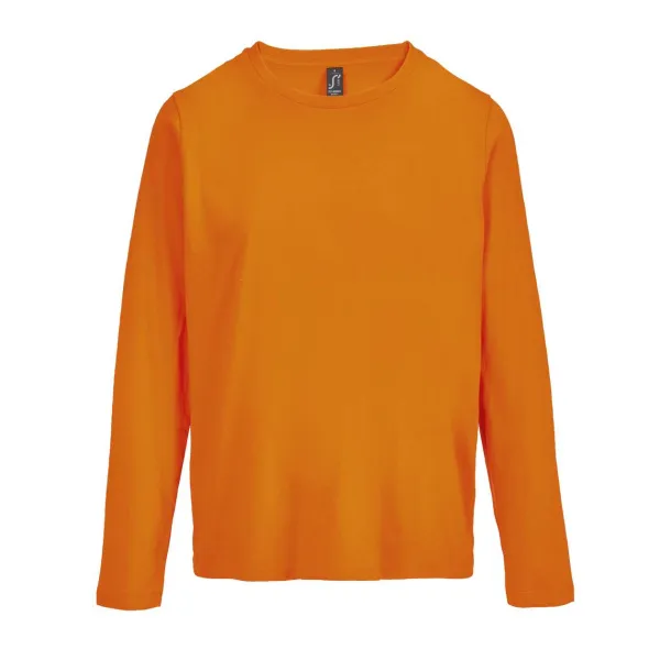 SOL'S MONARCH WOMEN LONG SLEEVE T-SHIRT WITH ROUND NECK - SOL'S Orange