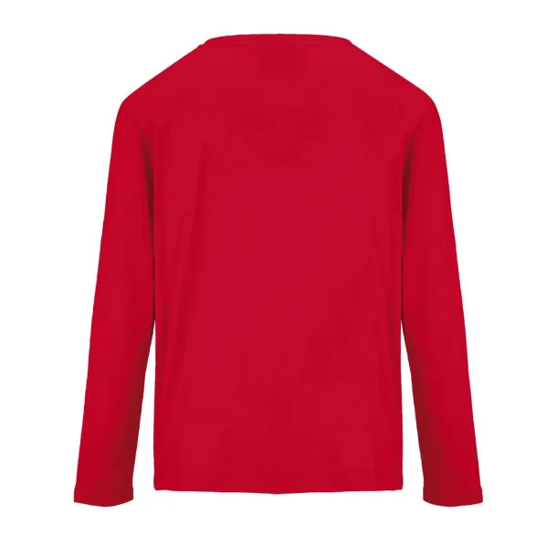 SOL'S MONARCH WOMEN LONG SLEEVE T-SHIRT WITH ROUND NECK - SOL'S Red