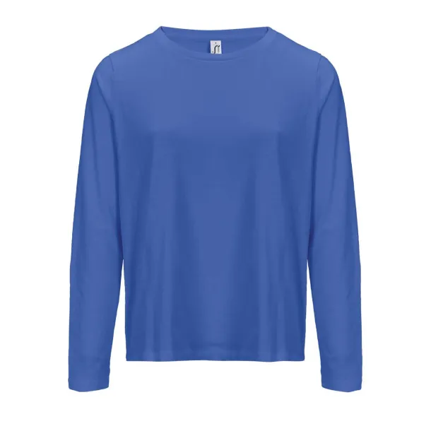 SOL'S MONARCH WOMEN LONG SLEEVE T-SHIRT WITH ROUND NECK - SOL'S Royal blue