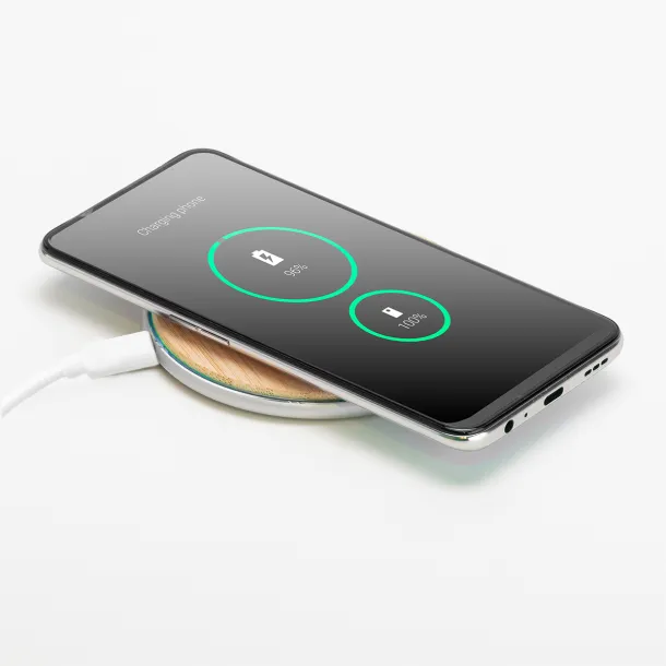 TOP BAMBOO wireless charger Brown