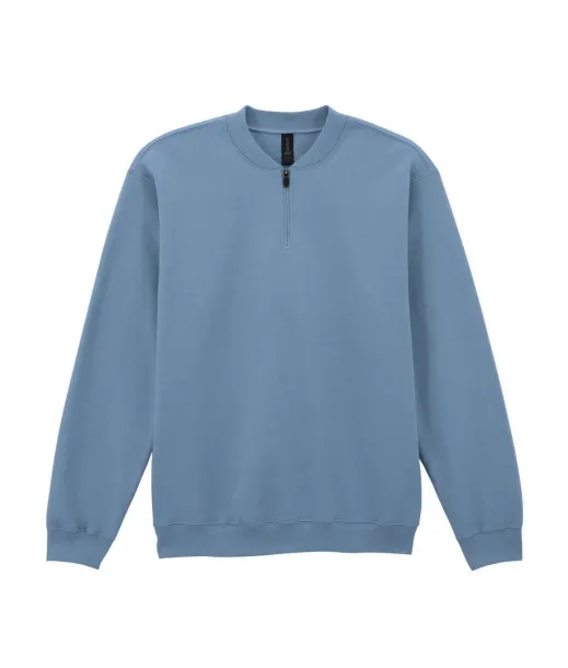 SOFTSTYLE MIDWEIGHT ADULT FLEECE 1/4 ZIP SWEATSHIRT - Gildan Stone Blue