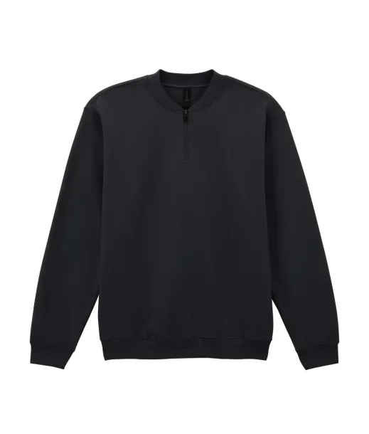 SOFTSTYLE MIDWEIGHT ADULT FLEECE 1/4 ZIP SWEATSHIRT - Gildan Black