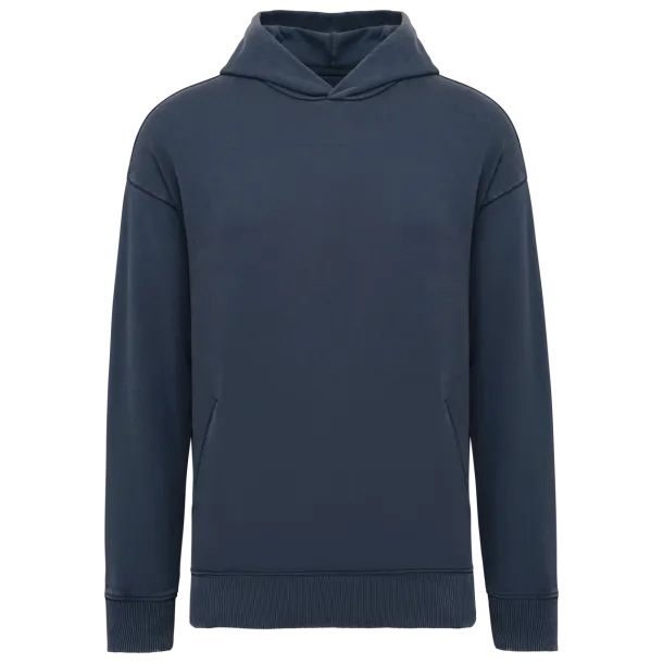  Unisex predimenzionirani hoodie - Native Spirit Washed Navy Blue