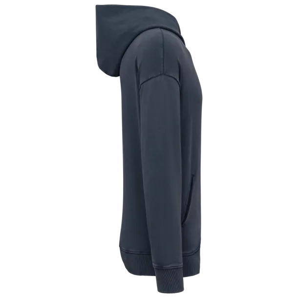  Unisex predimenzionirani hoodie, 300 g/m2 - Native Spirit Washed Navy Blue