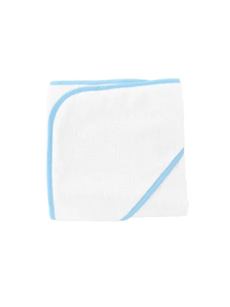 OLIMA OLIMA BABY HOODED TOWEL - Olima White