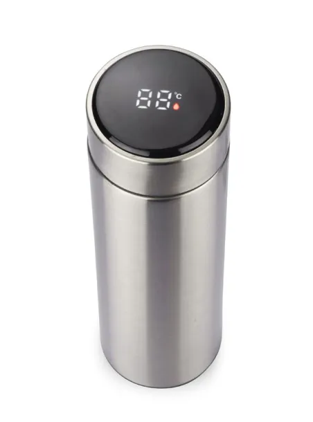 LEDIKT termosica s termometrom, 500 ml Srebrna