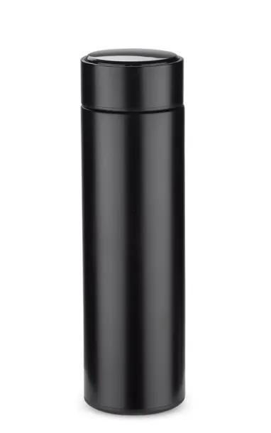 LEDIKT termosica s termometrom, 500 ml Crna