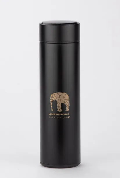 LEDIKT termosica s termometrom, 500 ml Crna