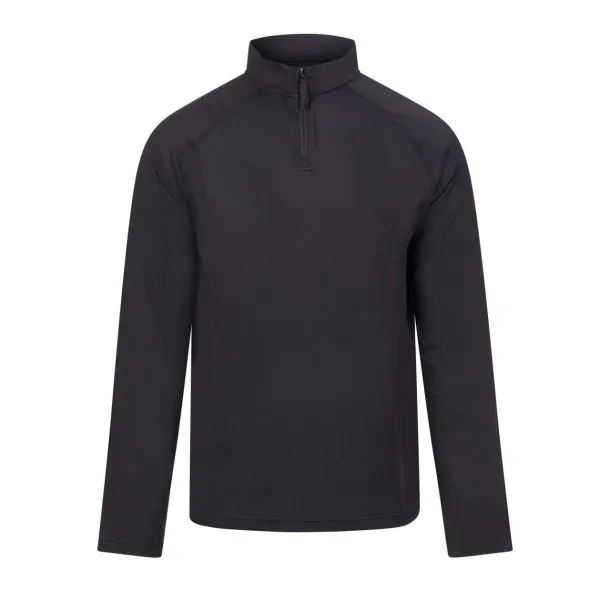 Lagani sportski pulover s 1/4 zatvaračem, 145 g/m2 - Just Cool Crna