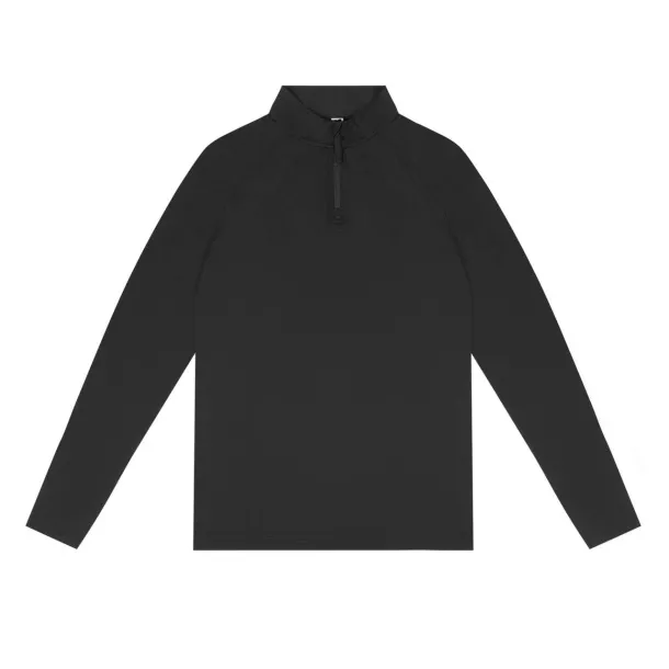  Lagani sportski pulover s 1/4 zatvaračem, 145 g/m2 - Just Cool Crna