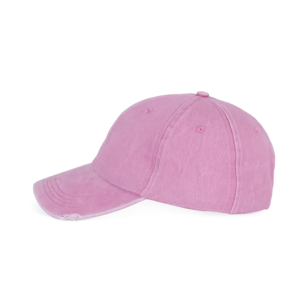  DESTROYED WASHED CAP - K-UP Washed Dark Pink