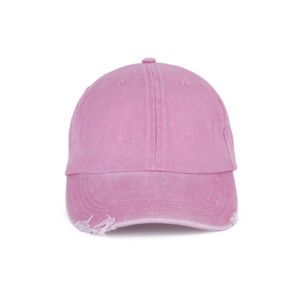  DESTROYED WASHED CAP - K-UP Washed Dark Pink