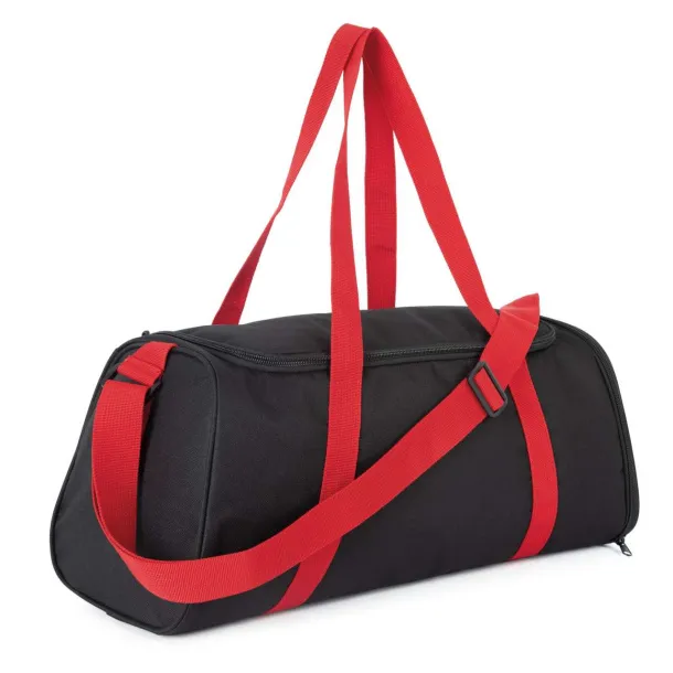  SPORTS BAG WITH SHOES HOLDER COMPARTMENT - Kimood Black Red