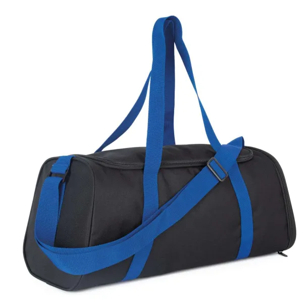  SPORTS BAG WITH SHOES HOLDER COMPARTMENT - Kimood Black Royal blue