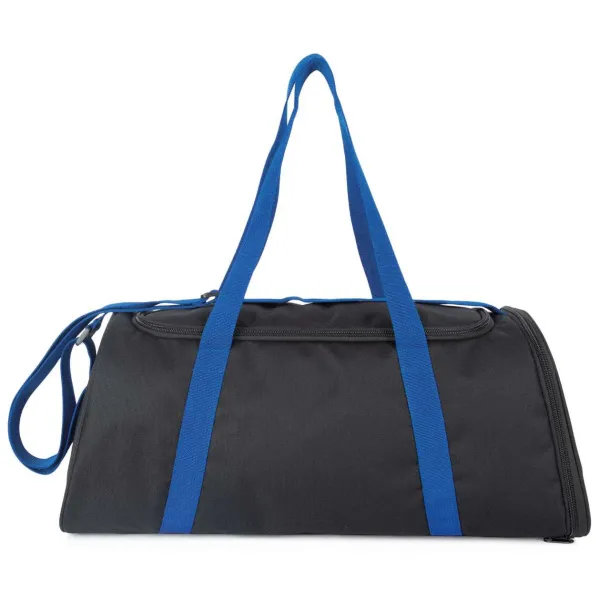  SPORTS BAG WITH SHOES HOLDER COMPARTMENT - Kimood Black Royal blue