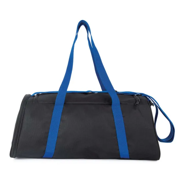  SPORTS BAG WITH SHOES HOLDER COMPARTMENT - Kimood Black Royal blue