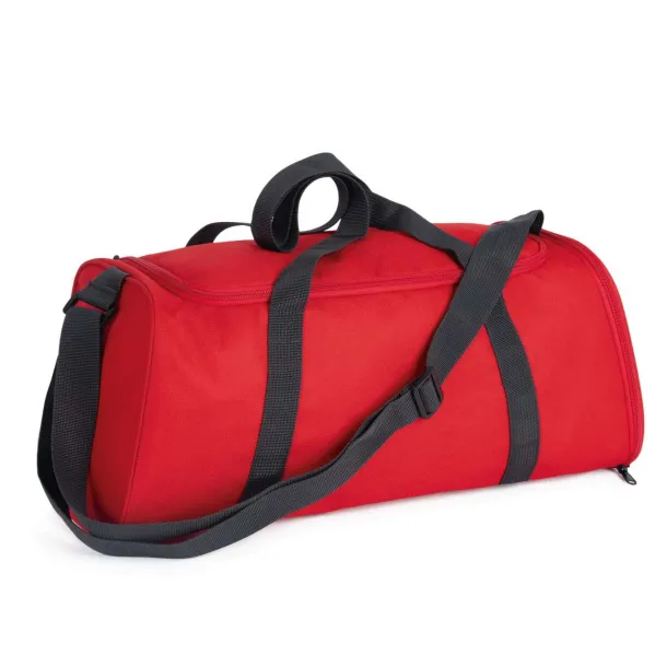  SPORTS BAG WITH SHOES HOLDER COMPARTMENT - Kimood Red Tamno siva