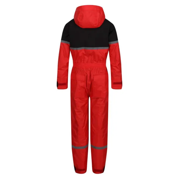 JUNIOR RANCHER WATERPROOF INSULATED COVERALL - Regatta Klasična crvena Black