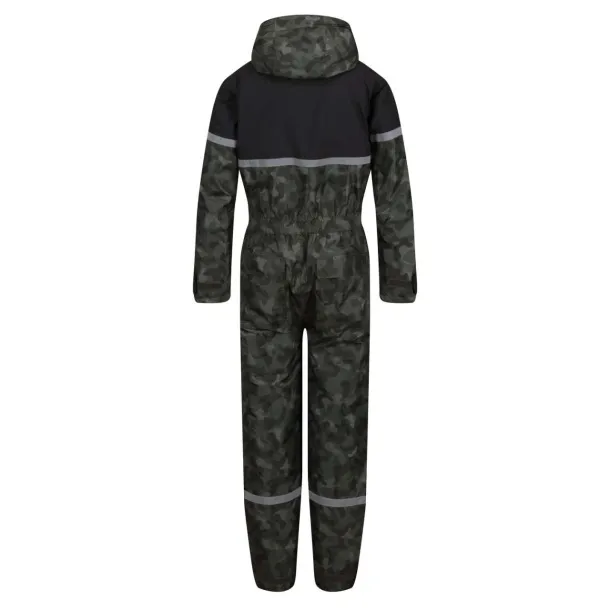 JUNIOR RANCHER WATERPROOF INSULATED COVERALL - Regatta Dark Khaki