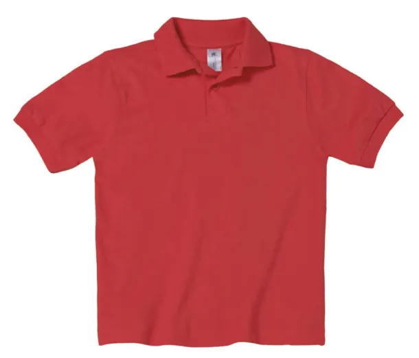 B&C SAFRAN dječja polo majica, 180 g/m2 - B&C Crvena