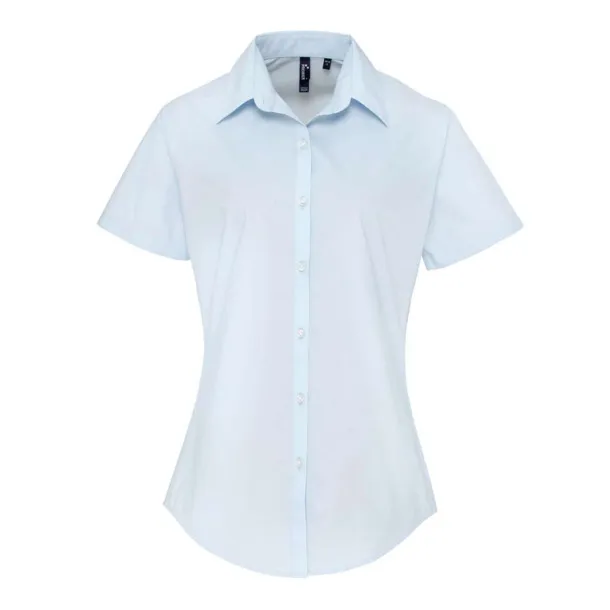  WOMEN'S POPLIN SUPREME SHORT SLEEVE SHIRT - Premier Light Blue