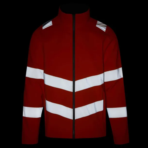  Radna jakna visoke vidljivosti od dva sloja softshella (klasa 3) - Regatta Narančasta