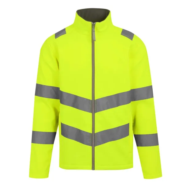  HI-VIS PRO CONTRACT ABLAZE 2 LAYER SOFTSHELL JACKET (CLASS 3) - Regatta Yellow