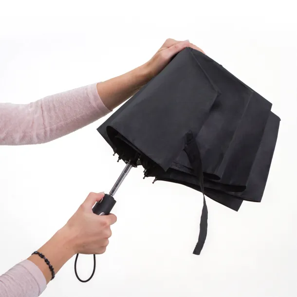 VERNIER windproof folding umbrella Black