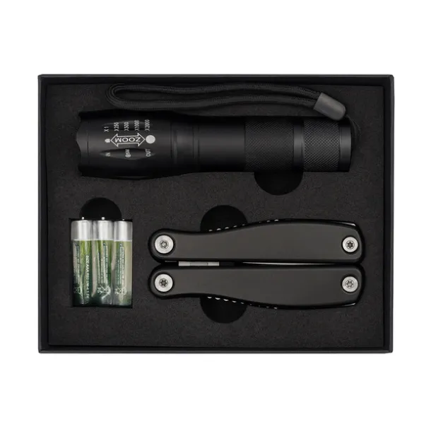 FIGOTI multitool with torch Black