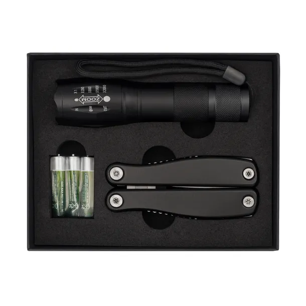 FIGOTI multitool with torch Black