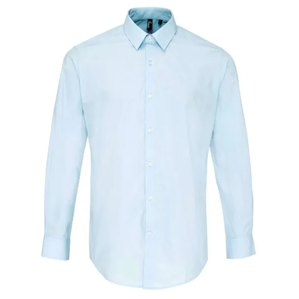  MEN'S POPLIN SUPREME LONG SLEEVE SHIRT - Premier Light Blue
