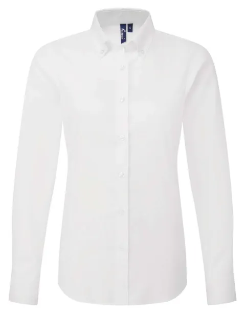  SUPREME’ OXFORD WOMEN’S LONG SLEEVE SHIRT - Premier White