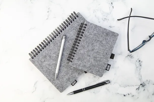 Felbook A5 RPET notebook Grey