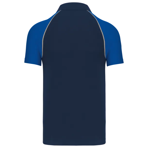 BASEBALL SHORT-SLEEVED POLO SHIRT - Kariban Navy Royal blue