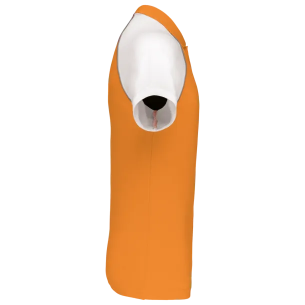 BASEBALL Polo majica kratkih rukava - Kariban Narančasta Bijela