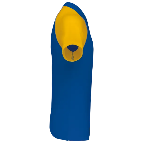 BASEBALL SHORT-SLEEVED POLO SHIRT - Kariban Royal blue Yellow