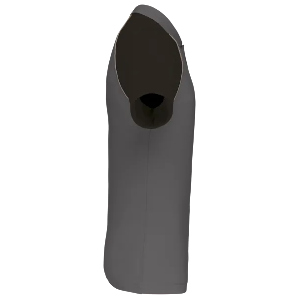 BASEBALL Polo majica kratkih rukava - Kariban Slate Grey Crna