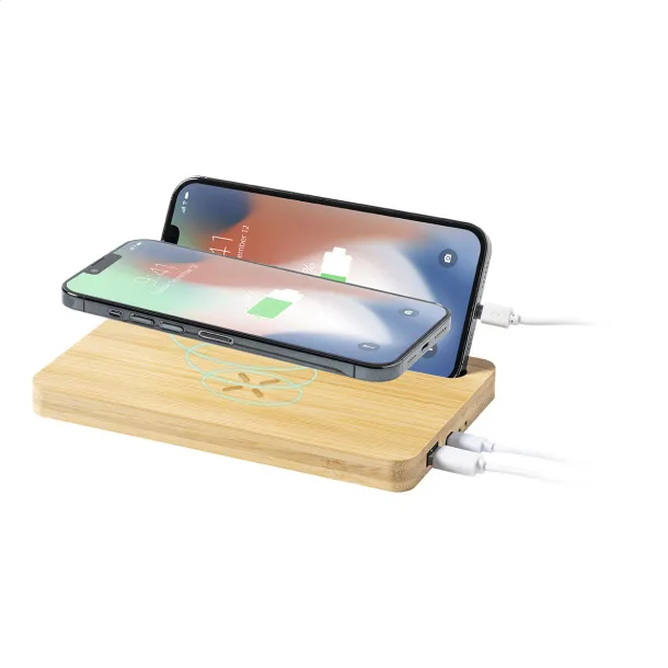 Flabo wireless charger organizer Natural