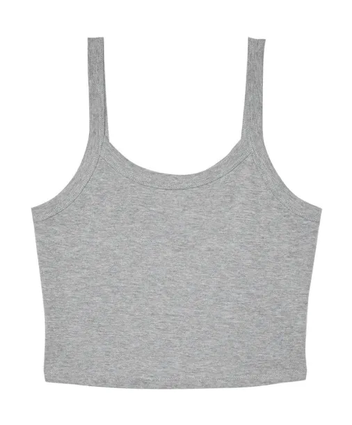  Women's Micro Rib Spaghetti Strap Tank - Bella+Canvas Athletic Heather