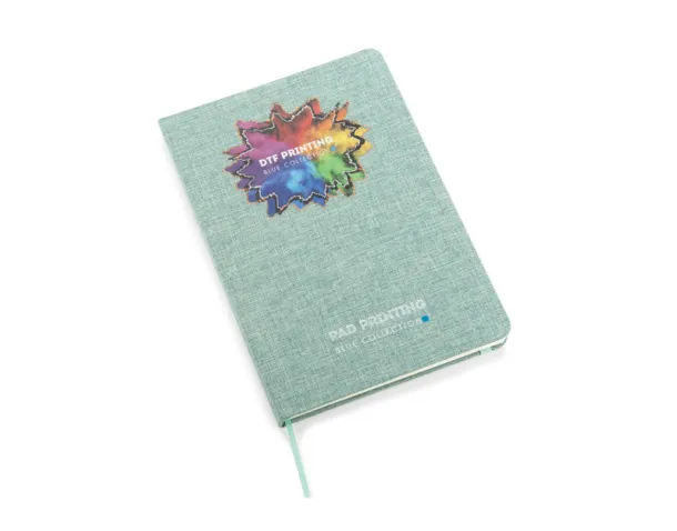 BIVELLO Recycled cotton notebook  A5 seledynowy