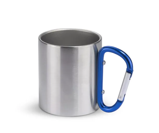 CAMPIC šalica s karabinerom, 200 ml Nebeski plava