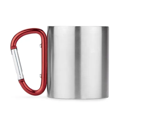 CAMPIC Mug with carabiner  200 ml Crvena