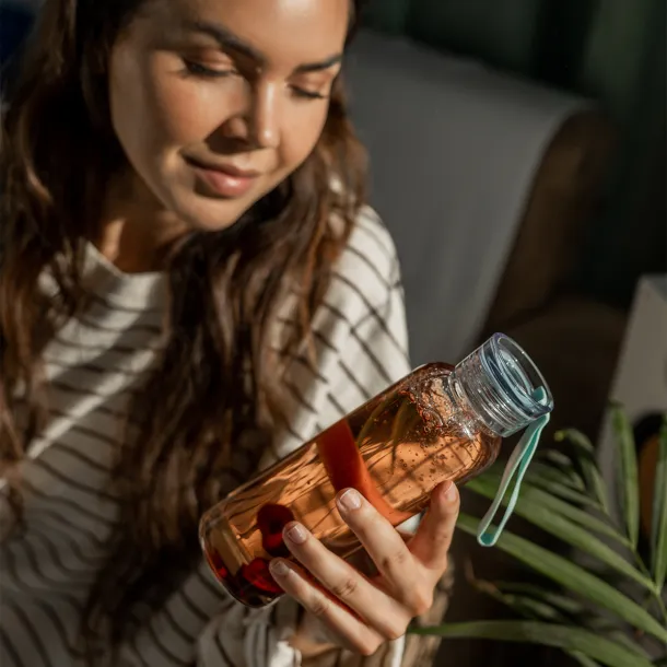 AZURE staklena boca za vodu 500 ml, prozirna Prozirno