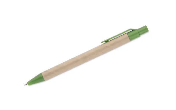 SERENO Notebook with pen - Bella+Canvas Zelena