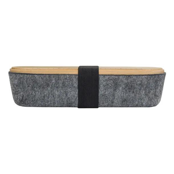 JESSE pencil case with phone holder Grey