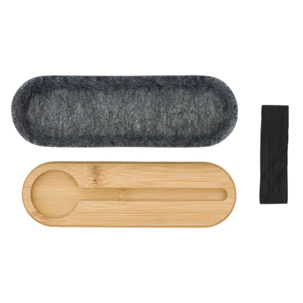 JESSE pencil case with phone holder Grey