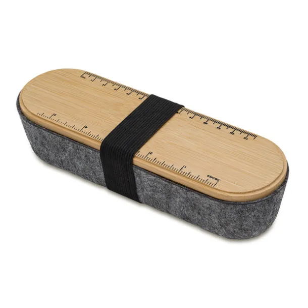 JESSE pencil case with phone holder Grey