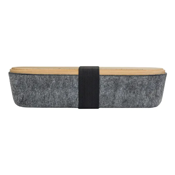 JESSE pencil case with phone holder Grey