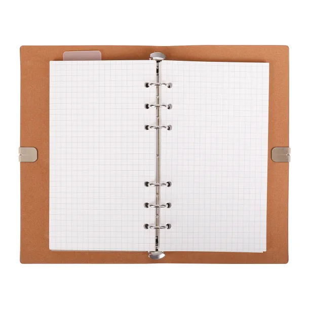 FORLI retro notebook with note cards Brown