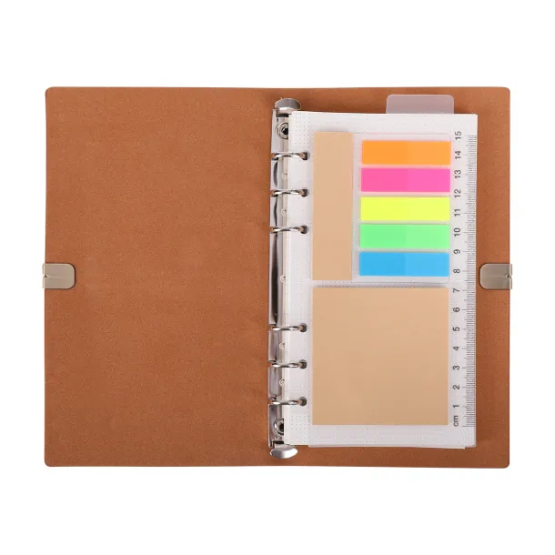 FORLI retro notebook with note cards Brown